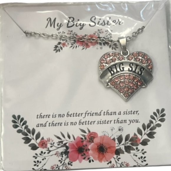 BUNDLE 3 FOR $18
- Big Sister Little Sister PINK Necklace Set UNICORN GIFT BOX - Picture 3 of 5